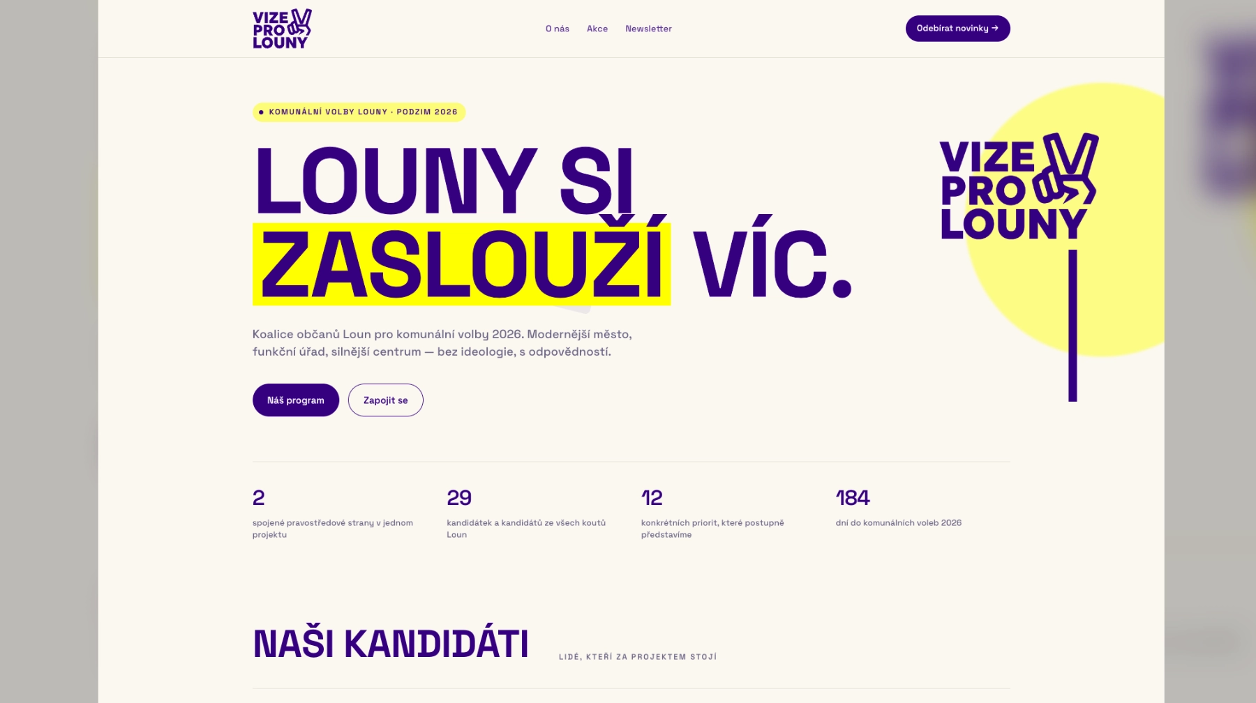 Vize pro Louny (2026)